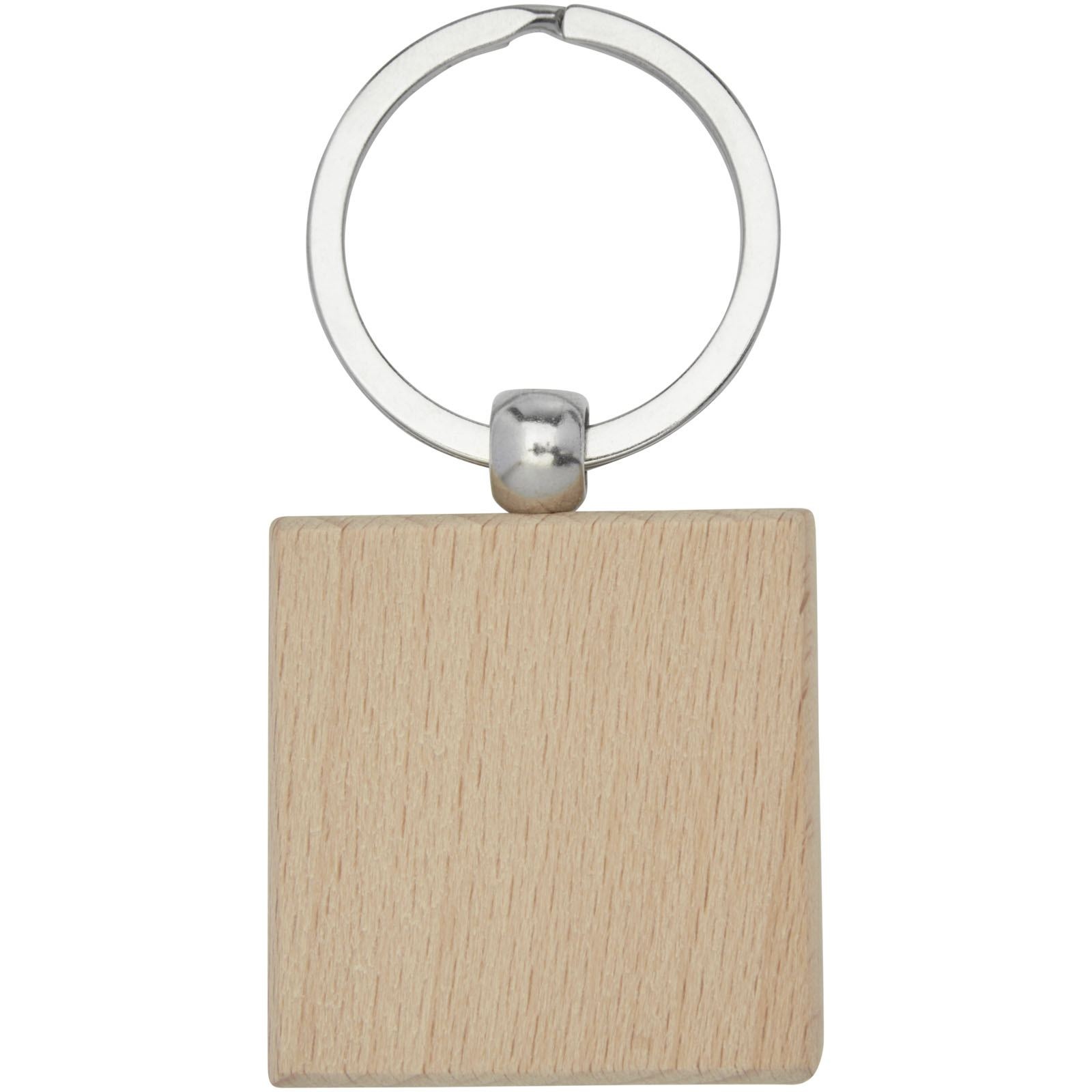 Porte-clés carré Gioia en bois de hêtre 3