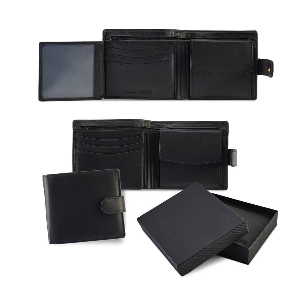 Portefeuille avec porte monnaie en cuir Nappa Sandringham 2