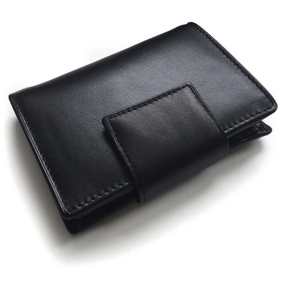 Portefeuille avec porte monnaie zippé en cuir Nappa Sandringham 2