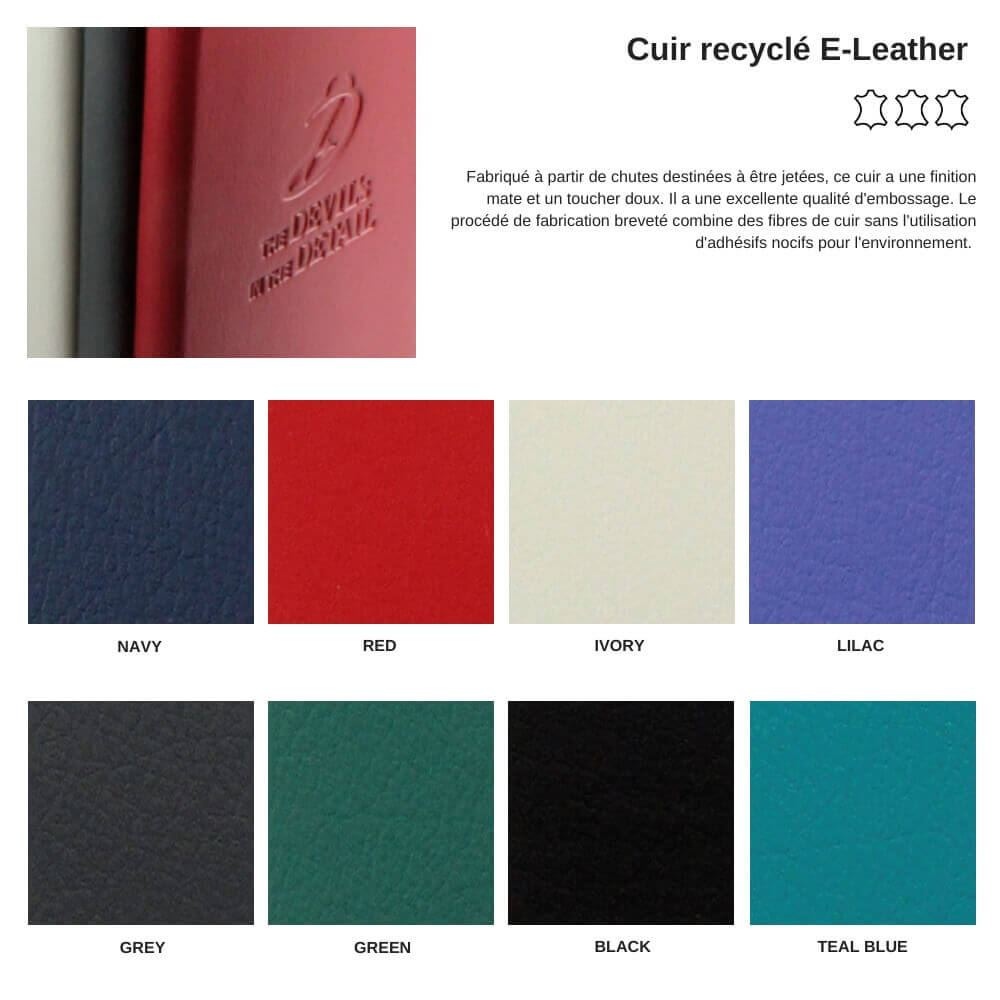 Sous main XL en cuir recyclé 3