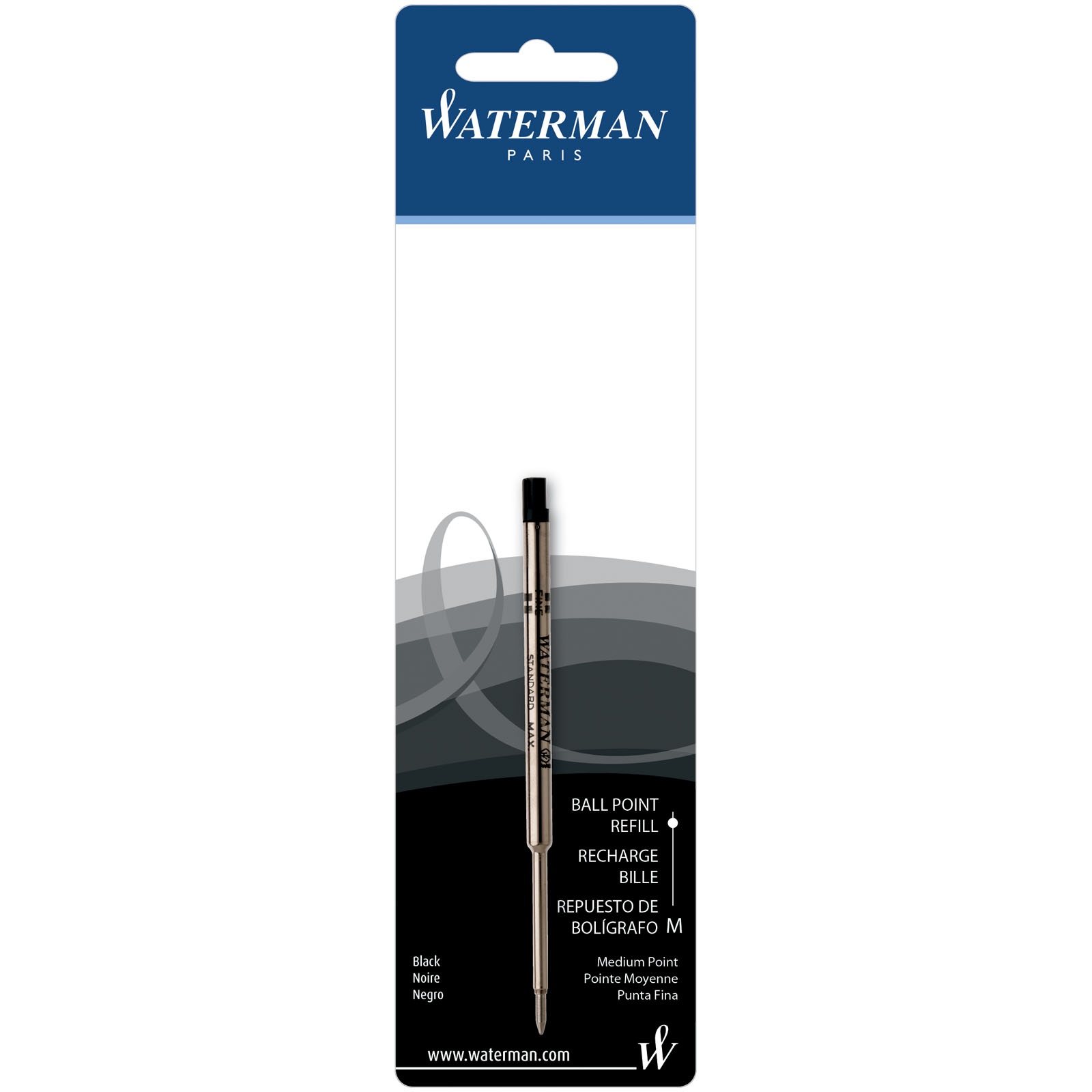 Cartouche pour stylo bille (encre noire)
