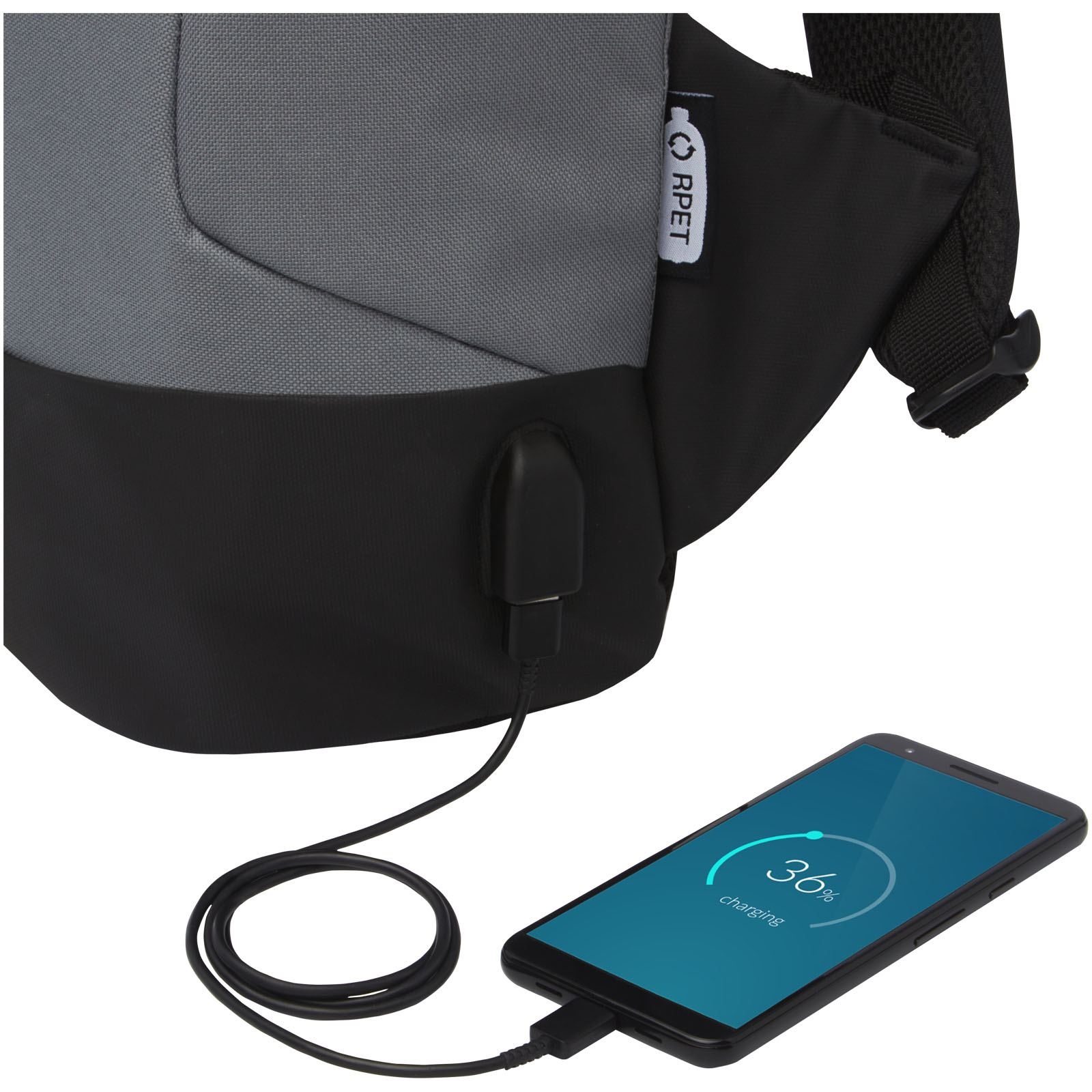 Sac à dos anti-vol Cover en RPET certifié GRS 18L 13