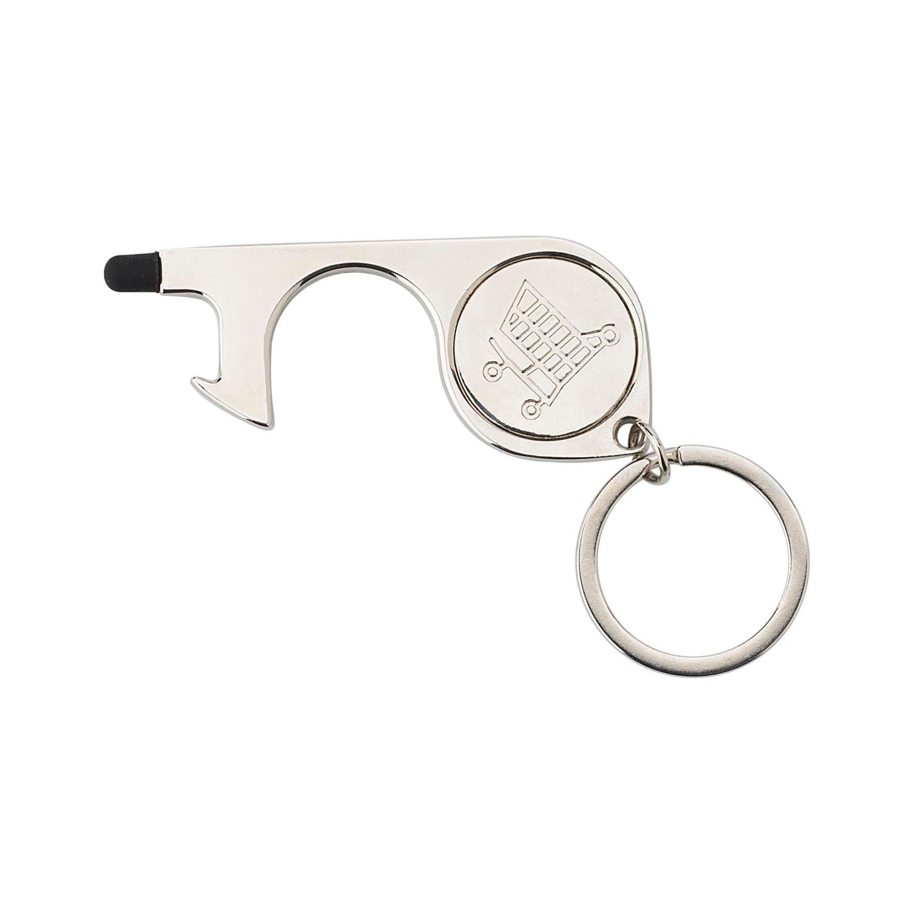 Ouvre-porte en métal avec jeton Alivia