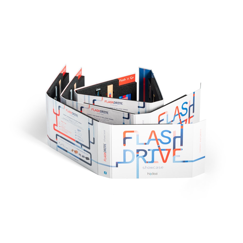 FLASH DRIVE SHOWCASE. Présentoir de clés USB 8
