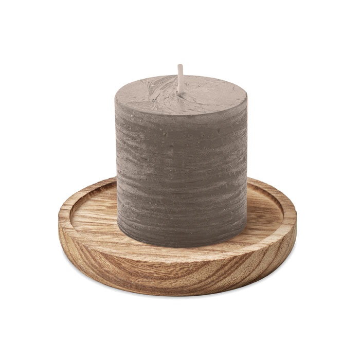 Bougeoir rond avec bougie - PENTAS 5