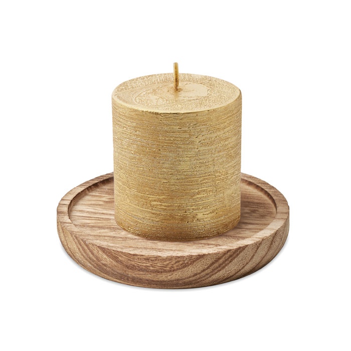 Bougeoir rond avec bougie - PENTAS 4