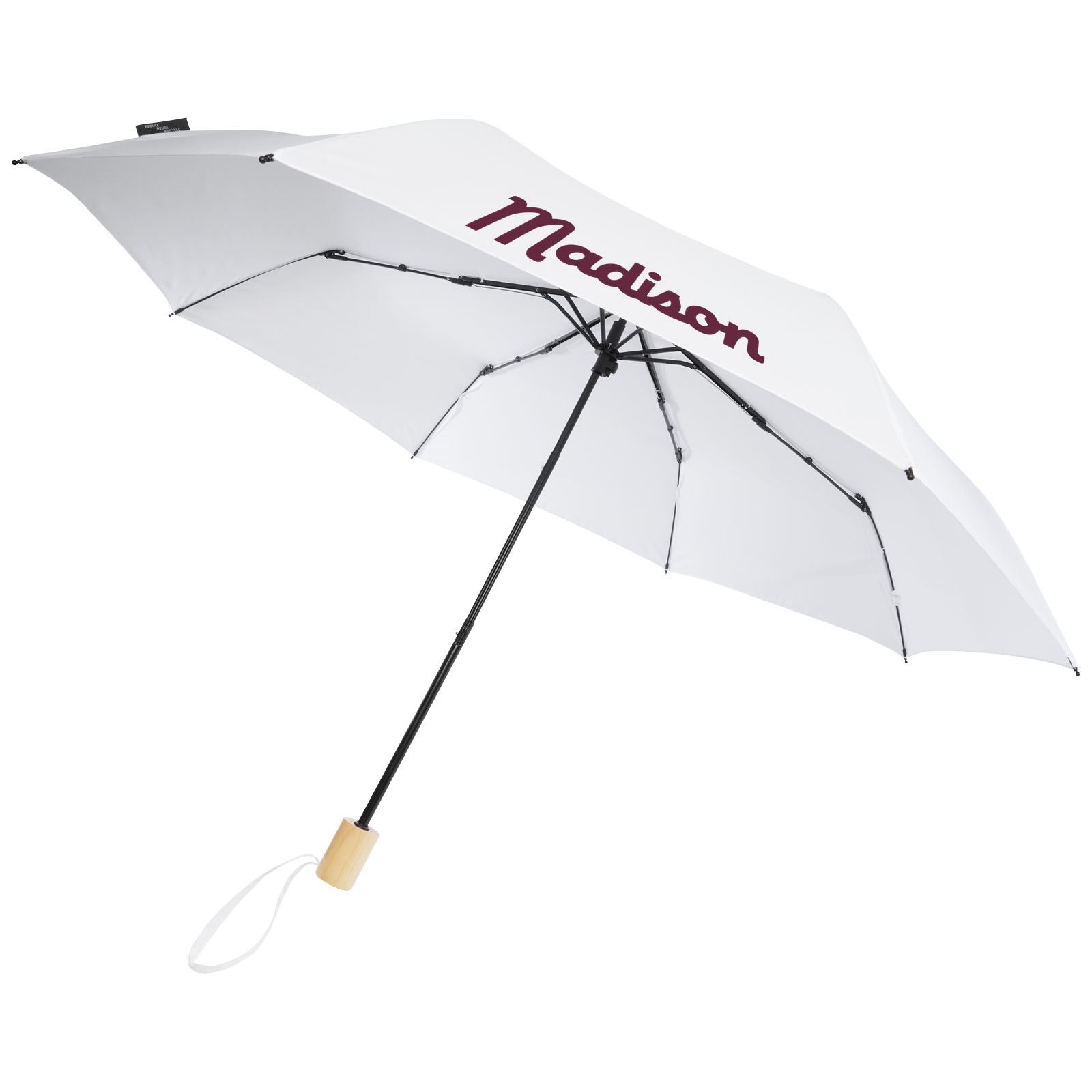 Parapluie 21" pliable windproof en PET recyclé Birgit 16
