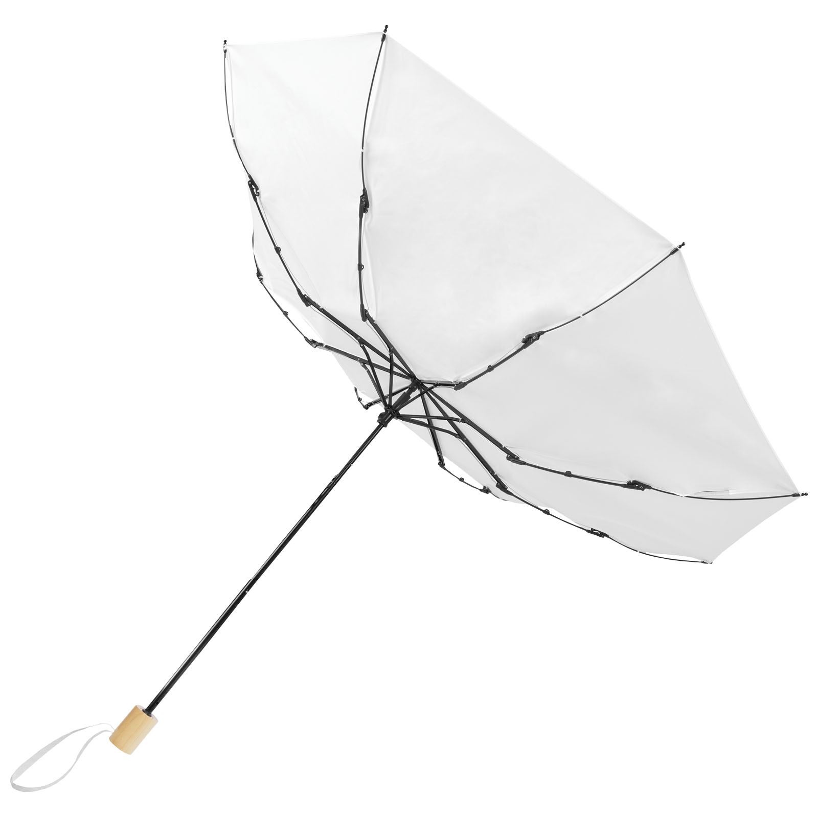 Parapluie 21" pliable windproof en PET recyclé Birgit 21