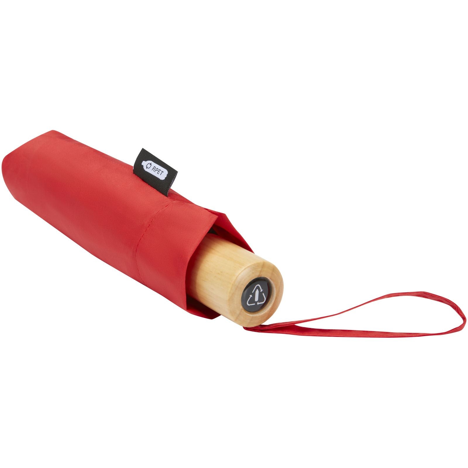 Parapluie 21" pliable windproof en PET recyclé Birgit 25