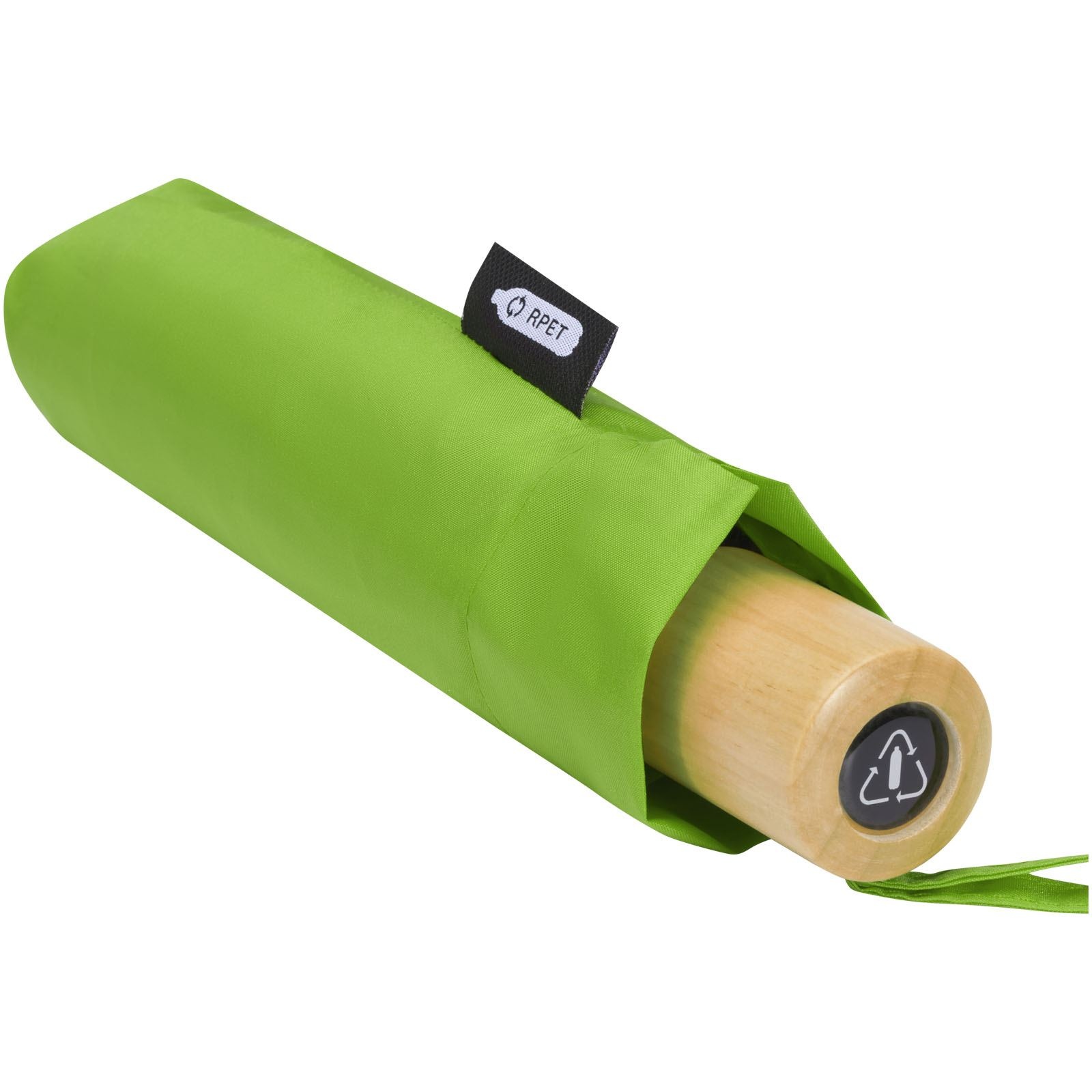 Parapluie 21" pliable windproof en PET recyclé Birgit 28