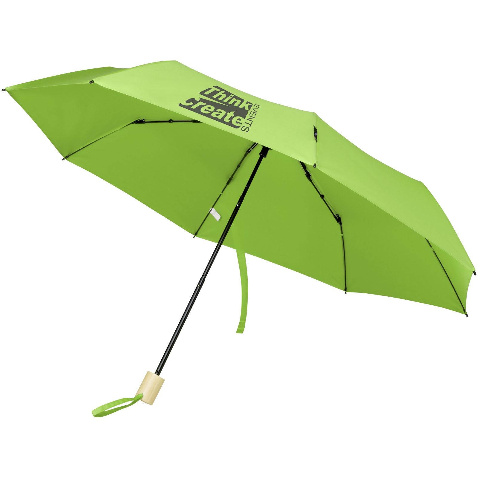 Parapluie 21" pliable windproof en PET recyclé Birgit 13