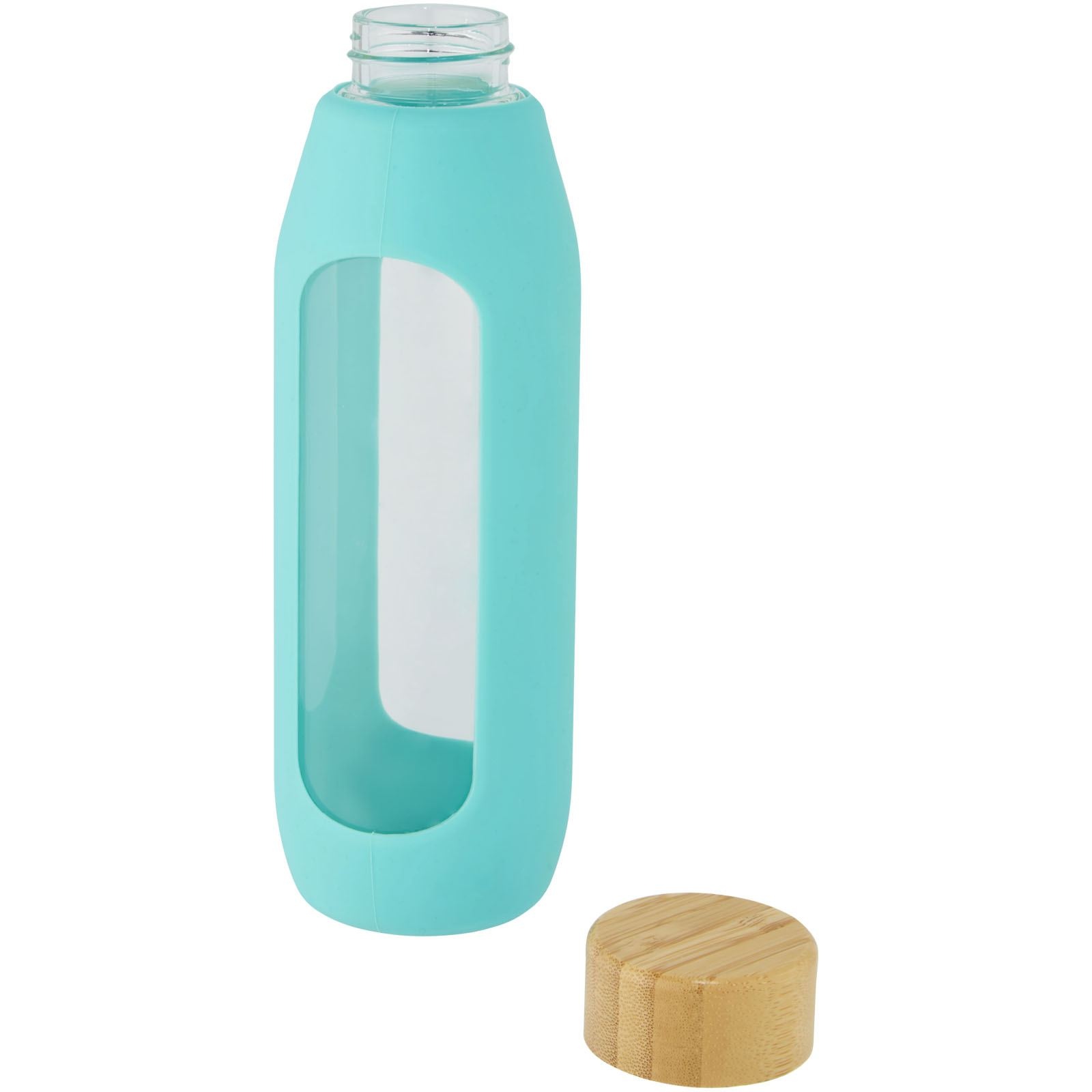 Bouteille Tidan de 600 ml en verre borosilicate avec grip en silicone 15