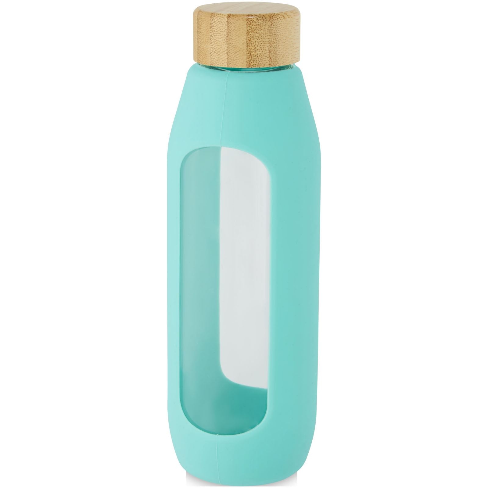 Bouteille Tidan de 600 ml en verre borosilicate avec grip en silicone 19