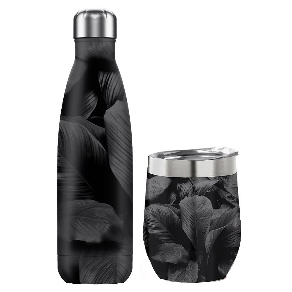 Set 2pièces -Bouteille &amp; Mug isotherme - LITTLE MARCEL