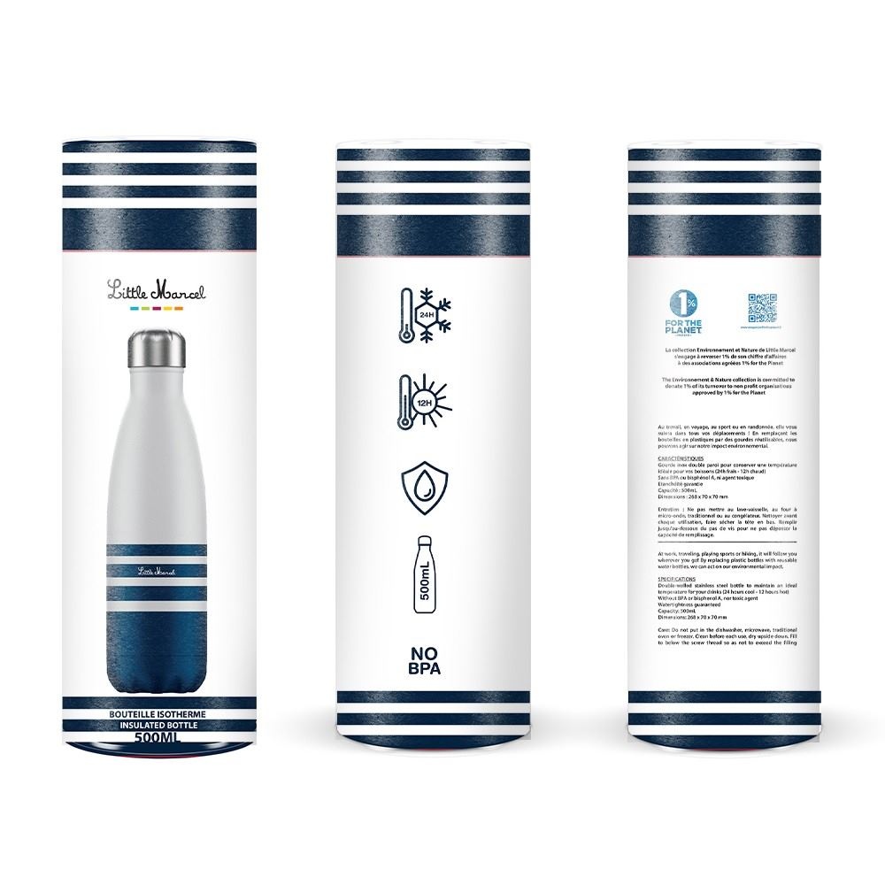 Bouteille isotherme 500mL - LITTLE MARCEL 4