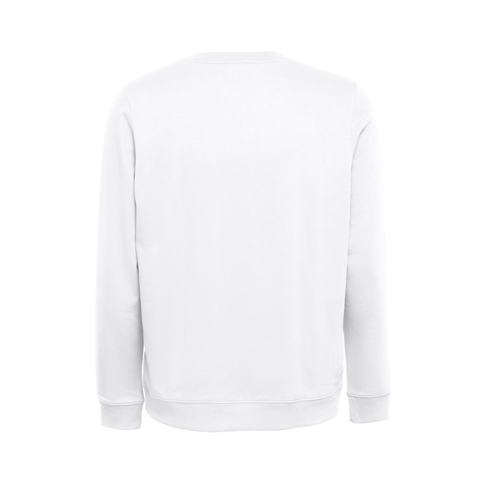 THC COLOMBO WH. Sweat-shirt (unisexe) en éponge italienne sans carte. Couleur blanche 4