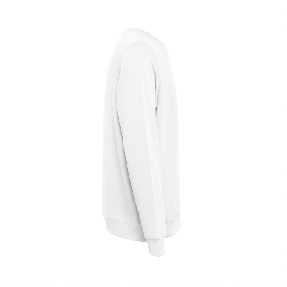 THC COLOMBO WH. Sweat-shirt (unisexe) en éponge italienne sans carte. Couleur blanche 5