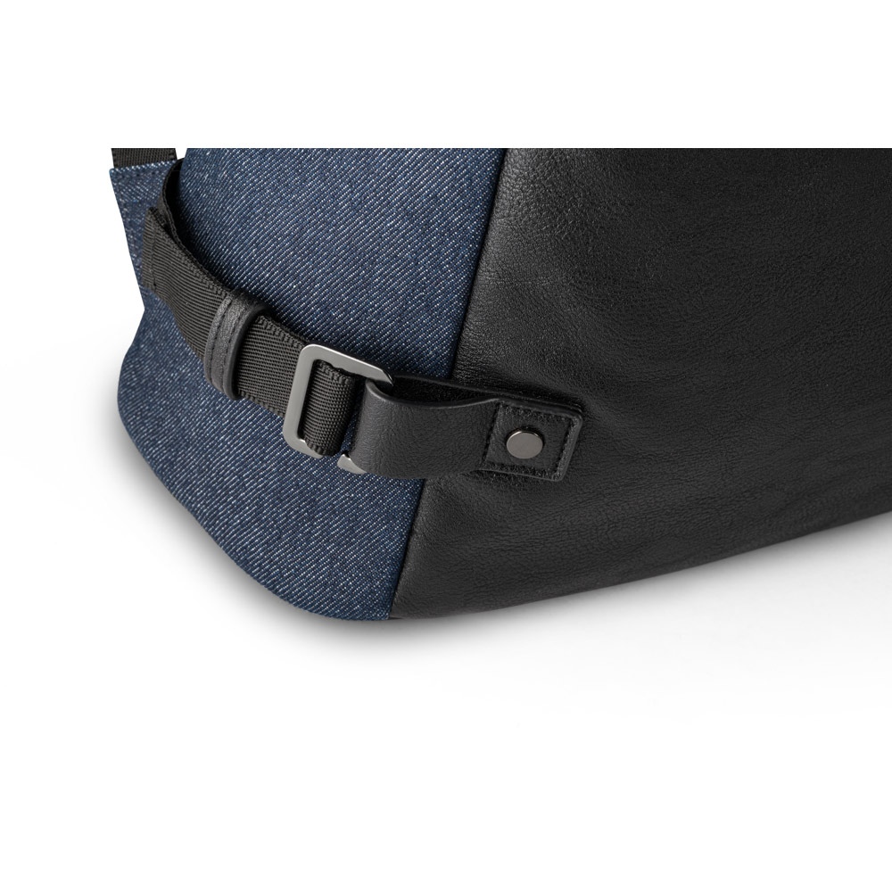 DIVERGENT BACKPACK I. Sac à dos pour ordinateur portable jusqu'à 15.6" en denim et PU 6