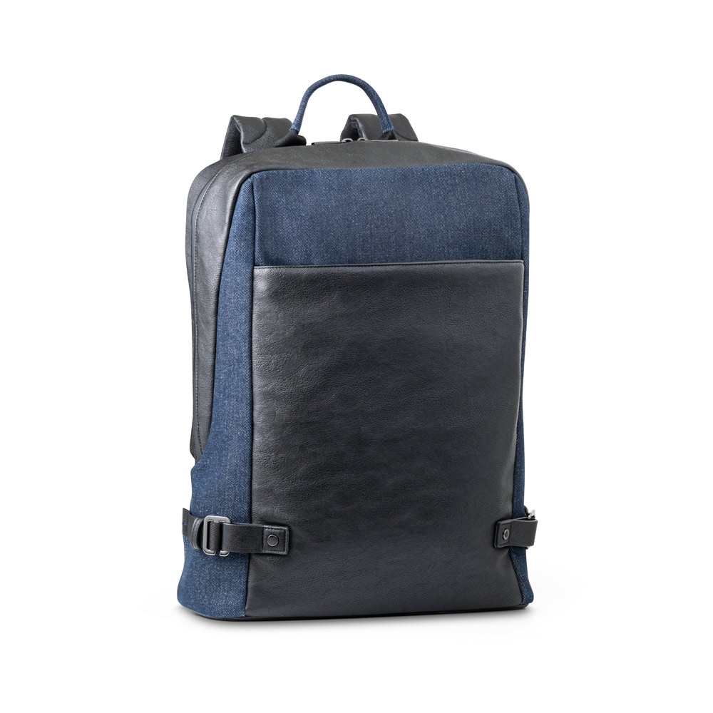 DIVERGENT BACKPACK I. Sac à dos pour ordinateur portable jusqu'à 15.6" en denim et PU 2