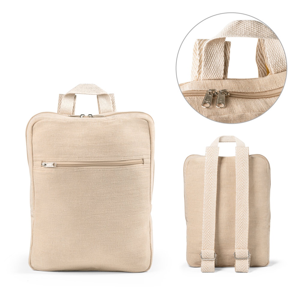 MARBELLA. Sac à dos en juco (275 g/m²)