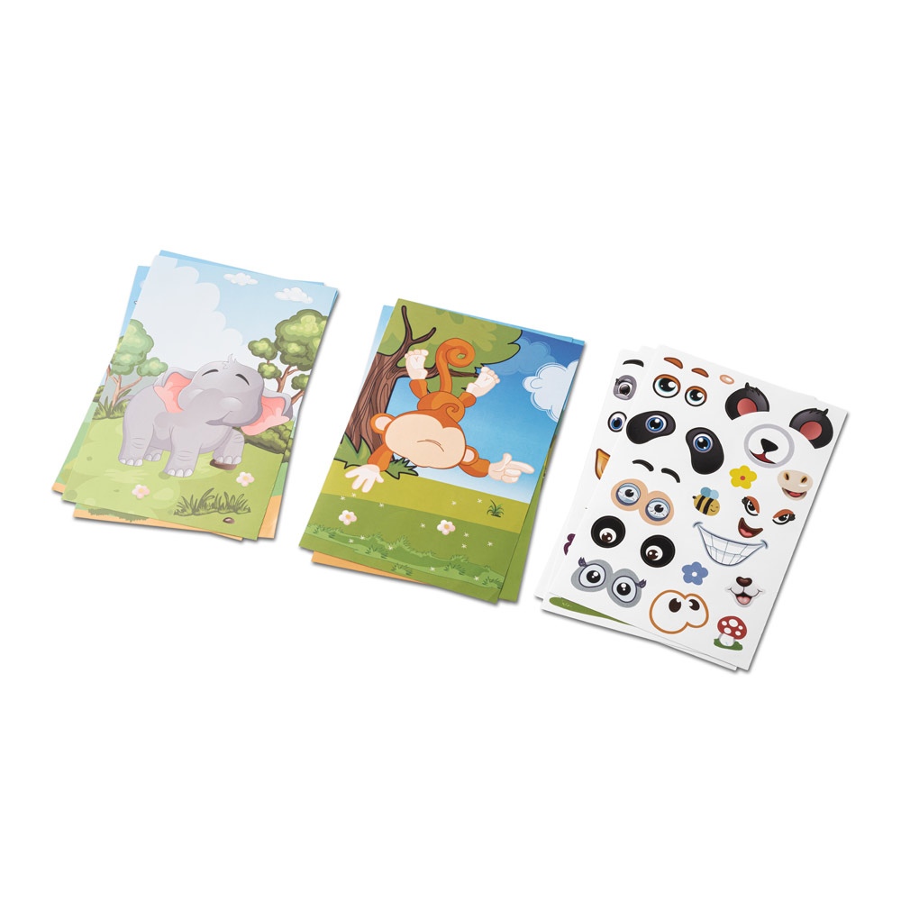 MADAGASCAR. Jeu d'autocollants avec six feuilles 3