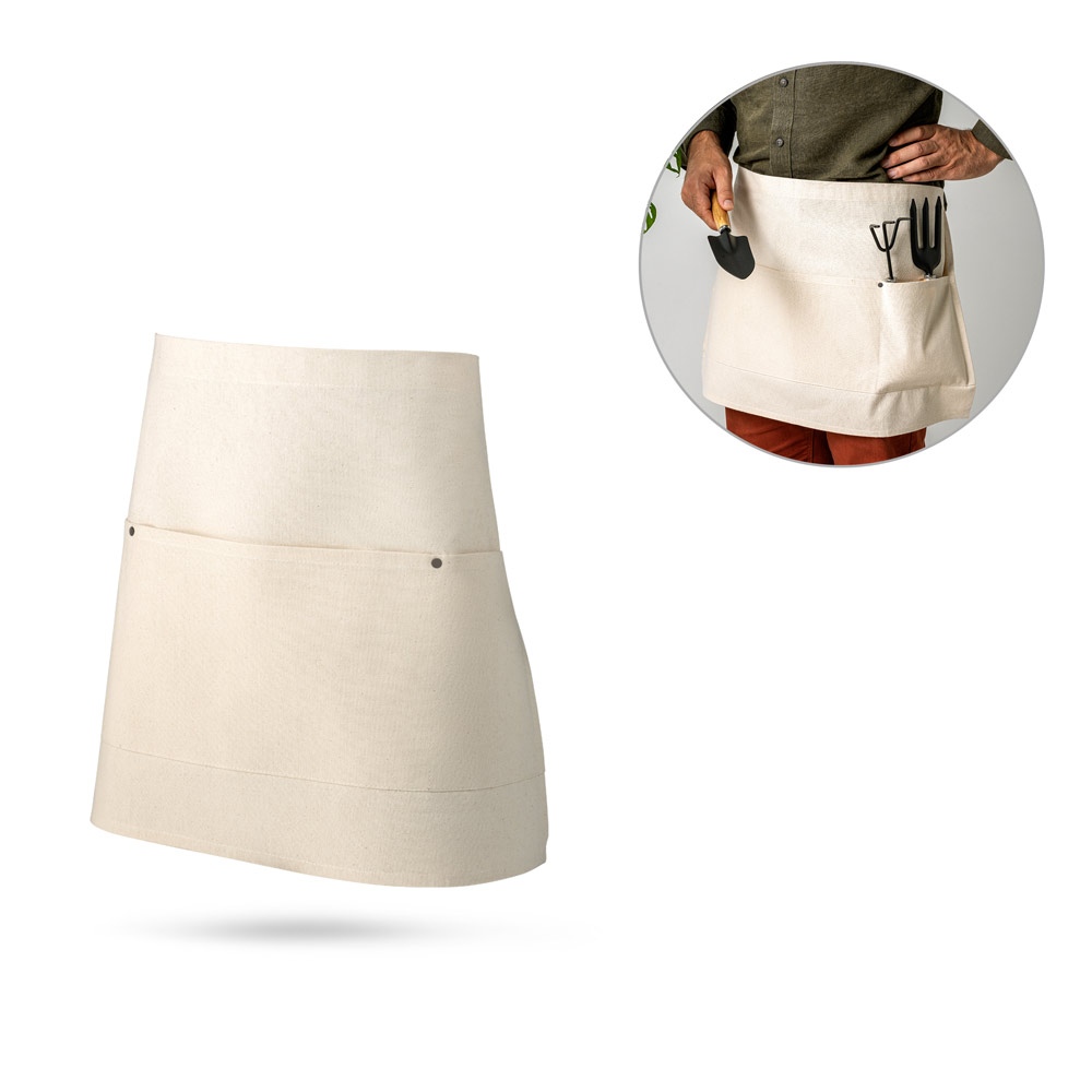 CHICORY. Tablier polyvalent en toile de coton (260 g/m²)