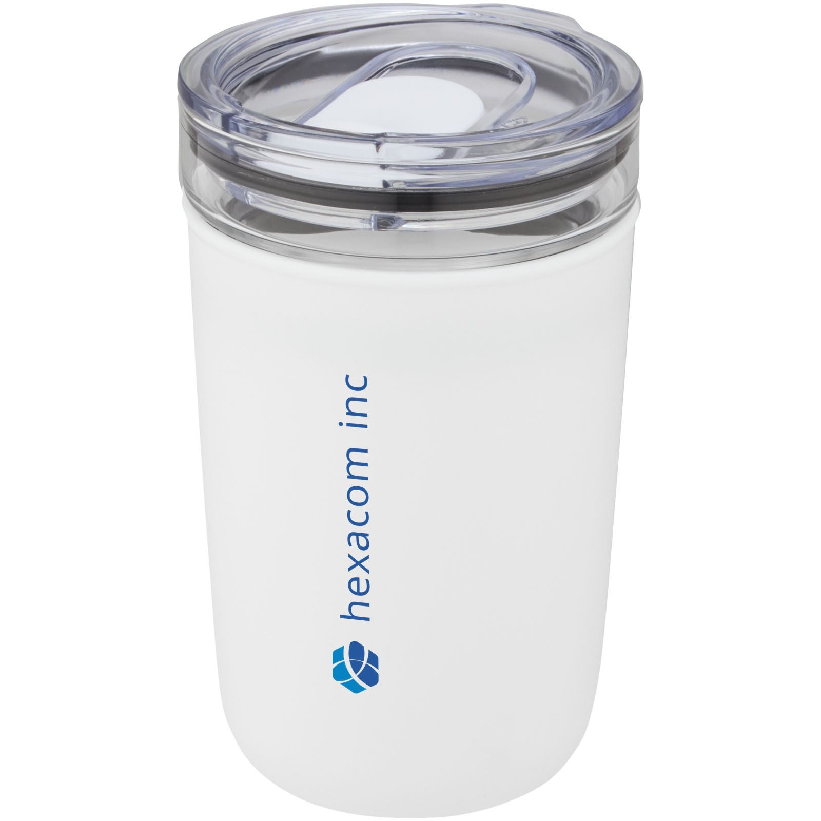 Gobelet en verre Bello de 420 ml avec paroi extérieure en plastique recyclé 10