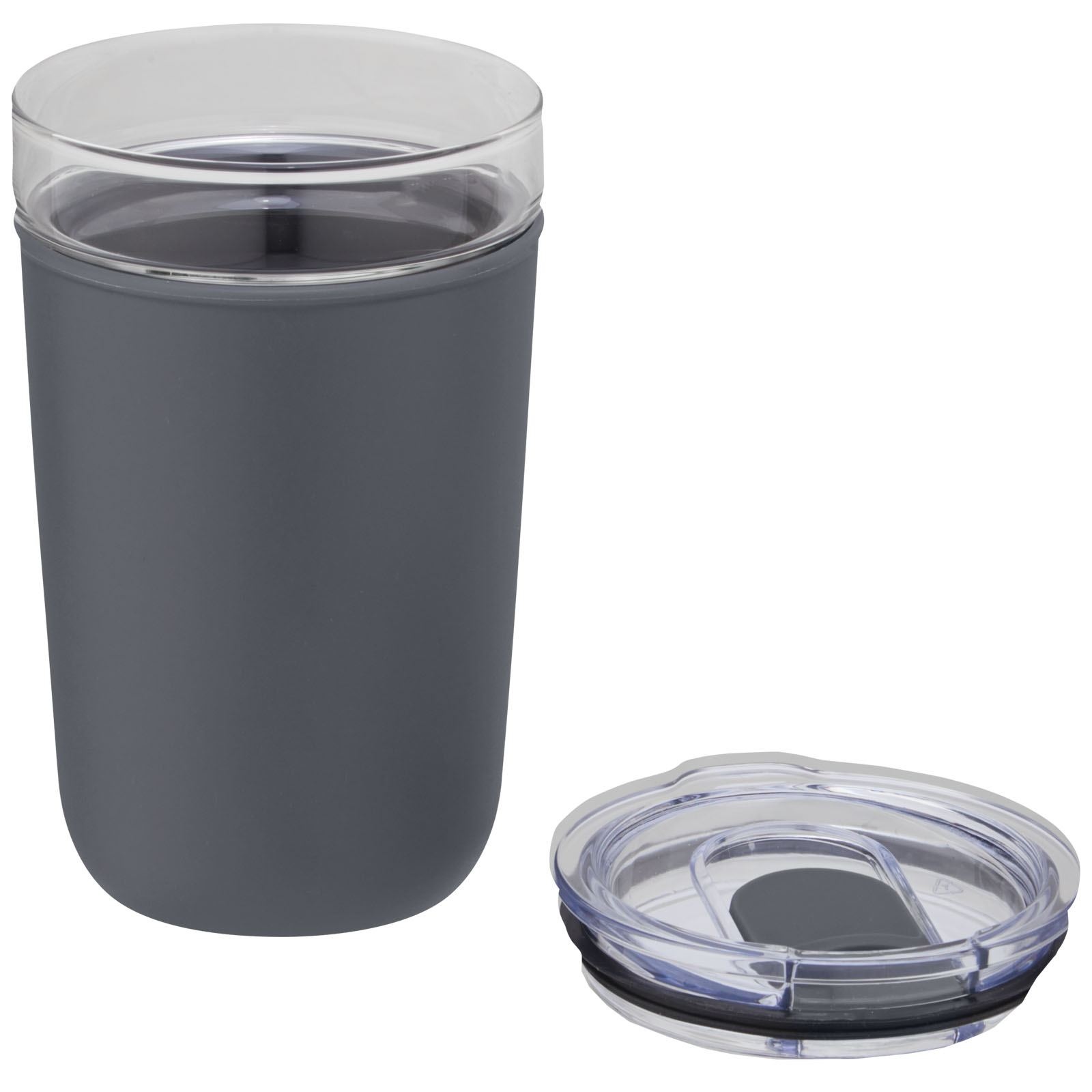 Gobelet en verre Bello de 420 ml avec paroi extérieure en plastique recyclé 12
