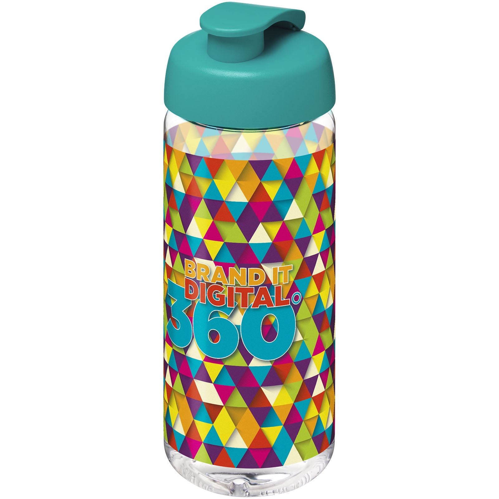 Bouteille de sport H2O Active® Octave Tritan™ de 600 ml avec couvercle à clapet 28