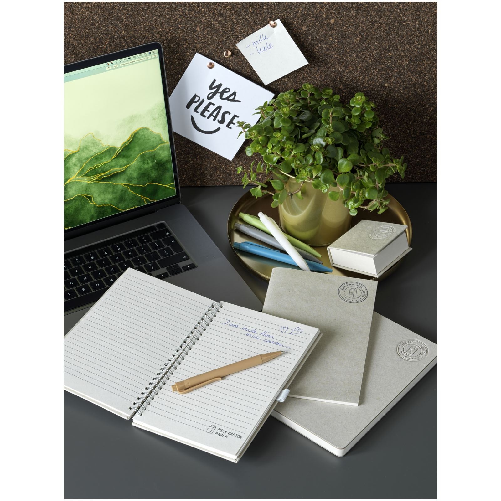 Carnet, à partir de briques de lait recyclées, Dairy Dream format A5 9