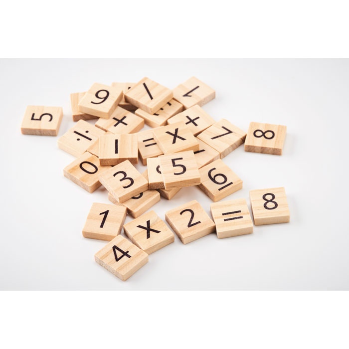 Jeu de comptage éducatif en boi - EDUCOUNT 5