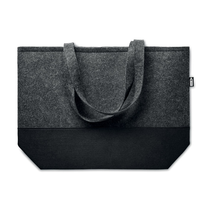 Sac shopping en feutre RPET - DUO INDICO 3