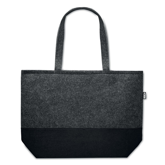 Sac shopping en feutre RPET - DUO INDICO 4