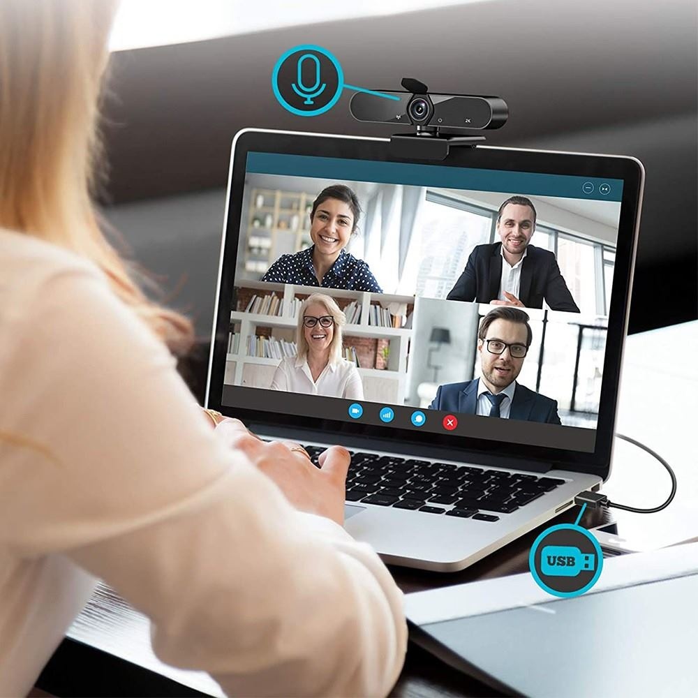 WEBCAM HD 2K AVEC TREPIED - blaupunkt 5