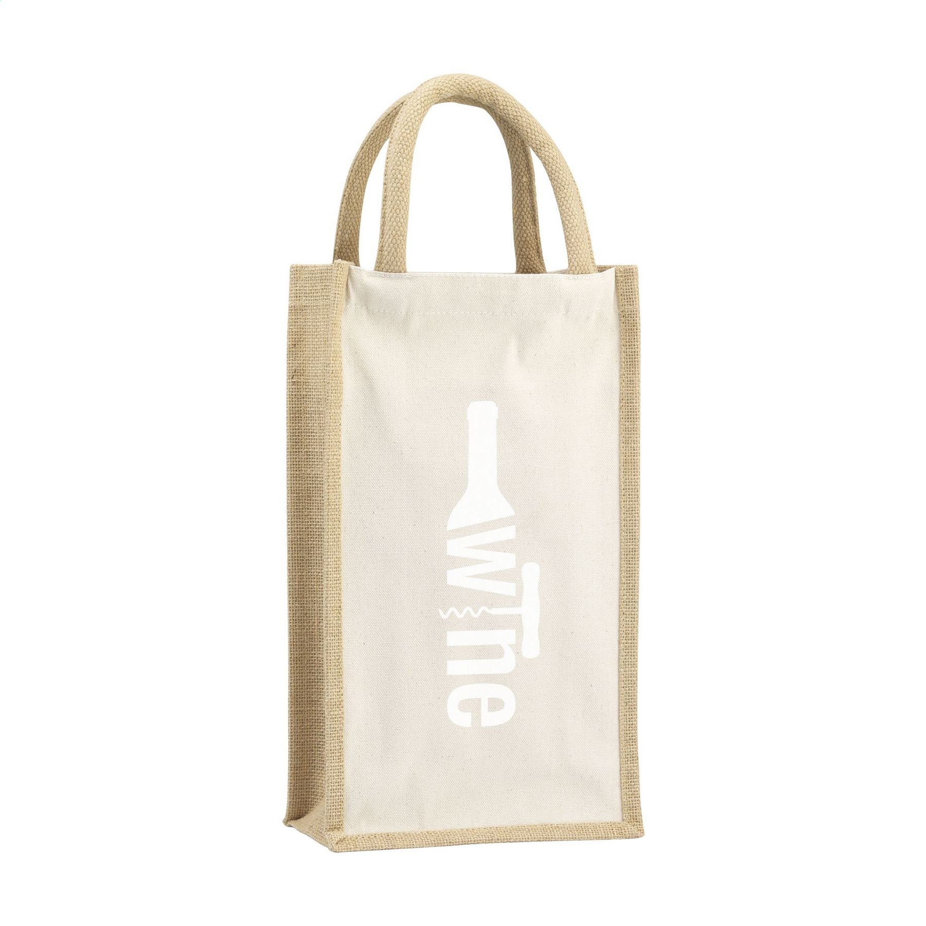 Jute Canvas Double Wine Bag sac à vin