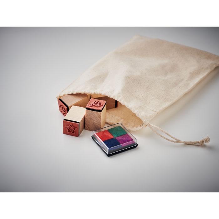 Set de 8 tampons  en bois - STAMPIE 7