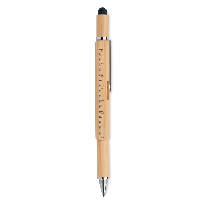 Stylo niveau à bulle en bambou - TOOLBAM 4