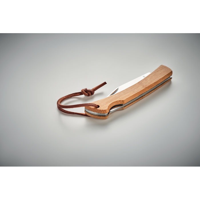 Couteau pliable en bambou - MANSAN 6