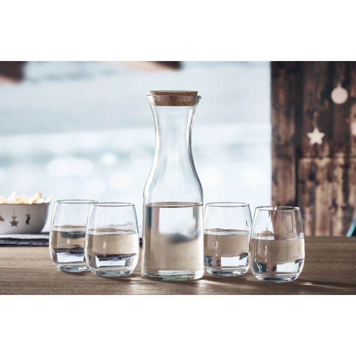 Carafe en verre recyclé 1L - PICCA 6