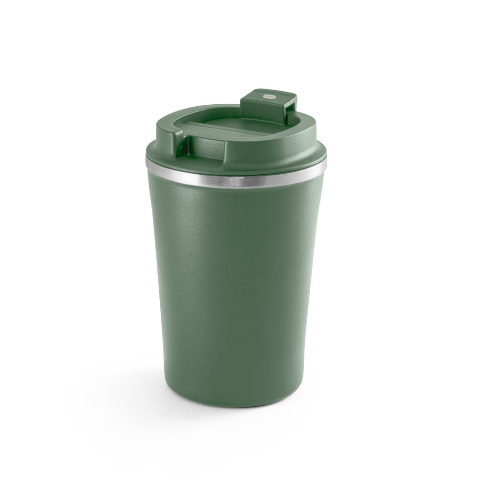 PHELPS. Tasse de voyage 470mL en acier inox et PP 8
