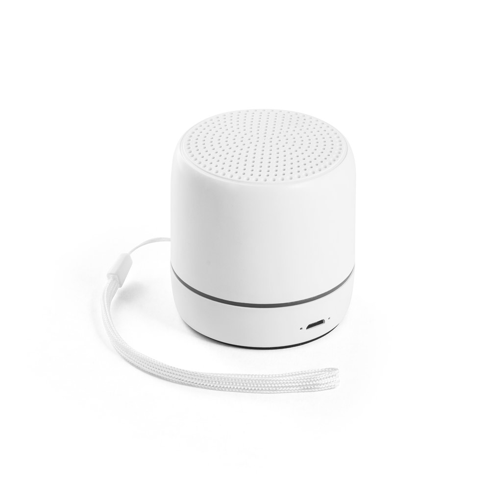TURING. Haut-parleur portable 3W avec 4h d'autonomie en ABS recyclé (100% rABS) 3