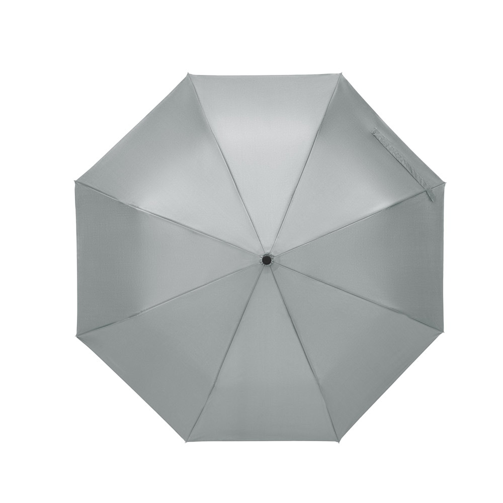 CIMONE. Parapluie pliable en polyester recyclé (100% rPET) pongé 190T avec ouverture automatique 13