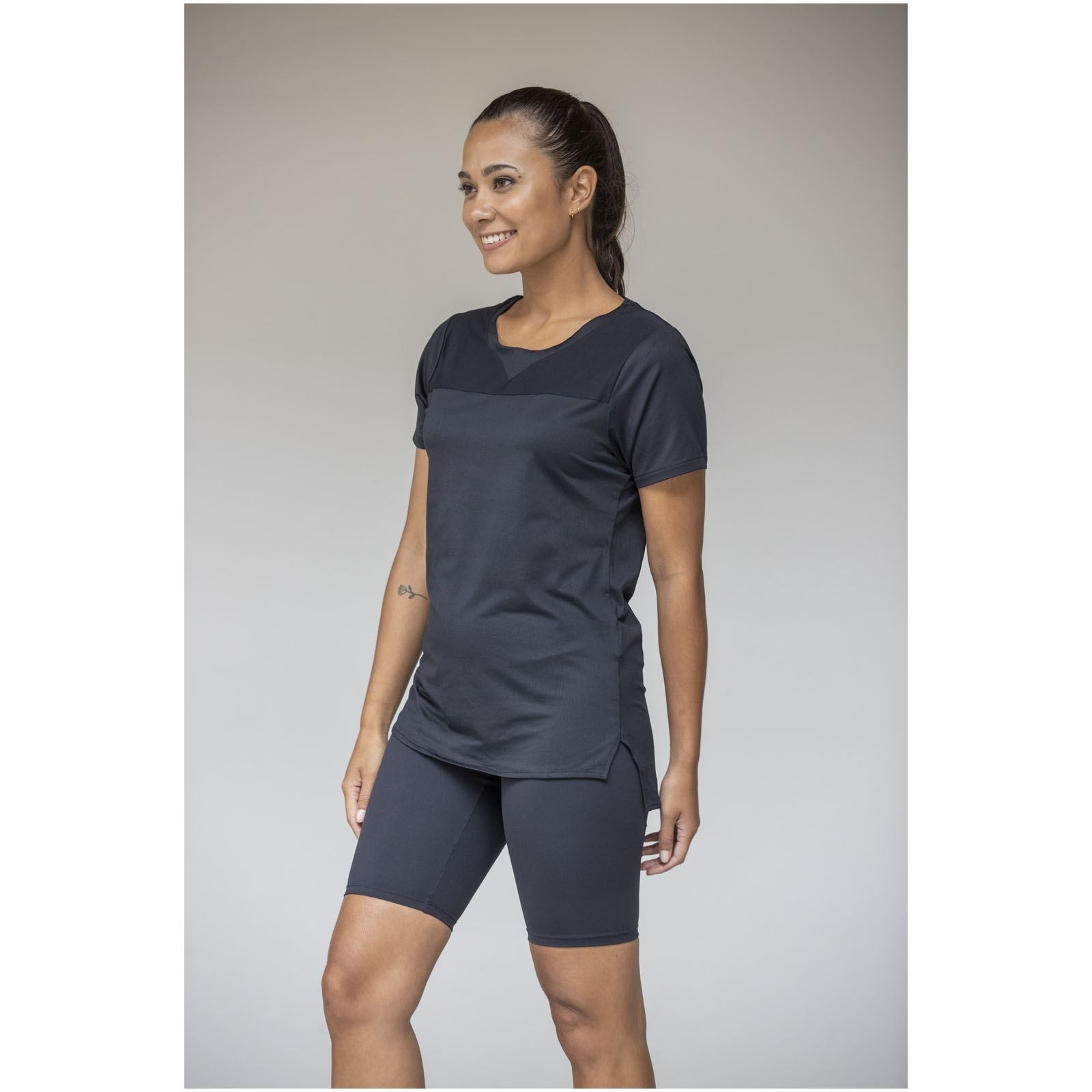 T-shirt Borax à manches courtes et en cool fit recyclé GRS pour femme 14