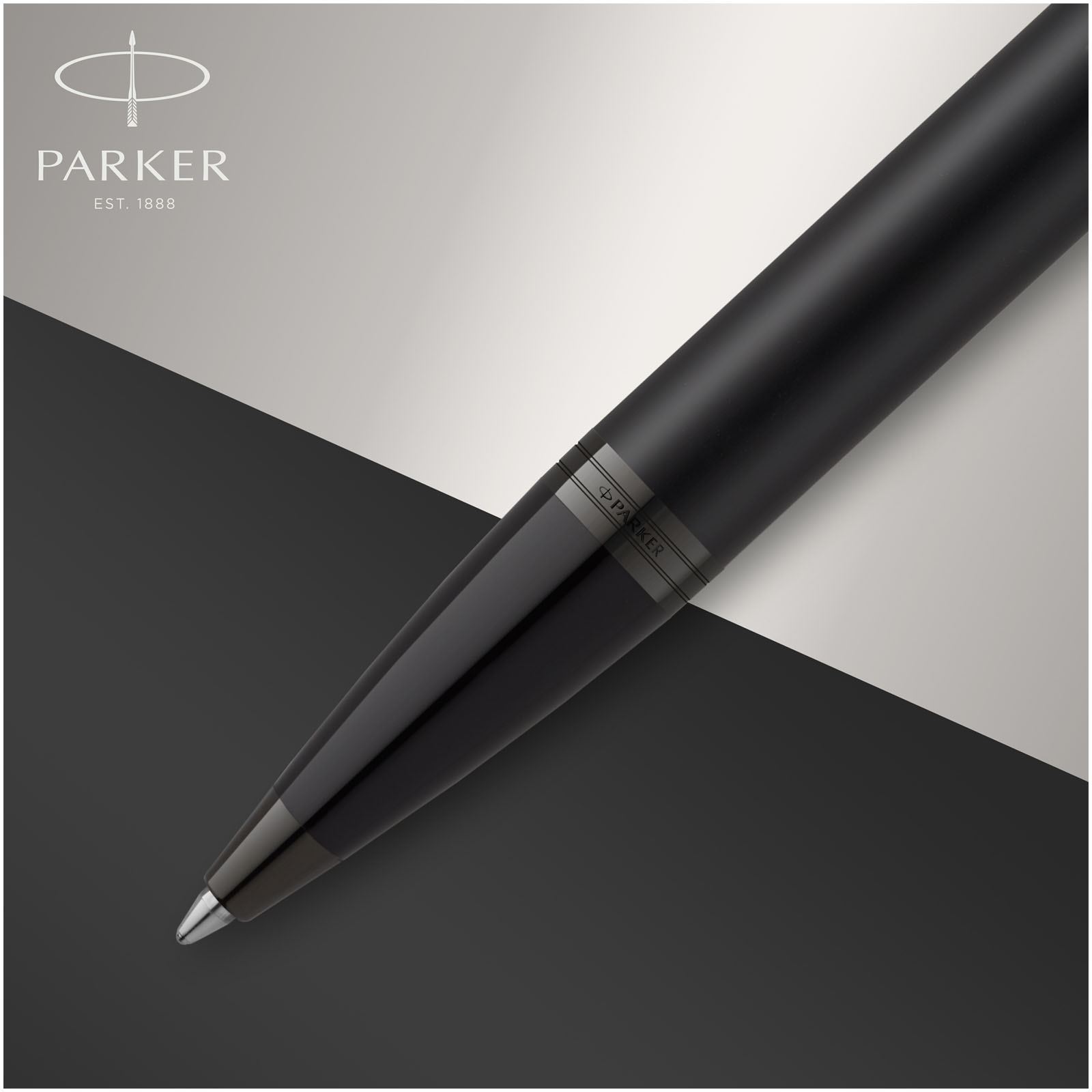Stylo bille achromatique IM Parker (encre bleue) 7