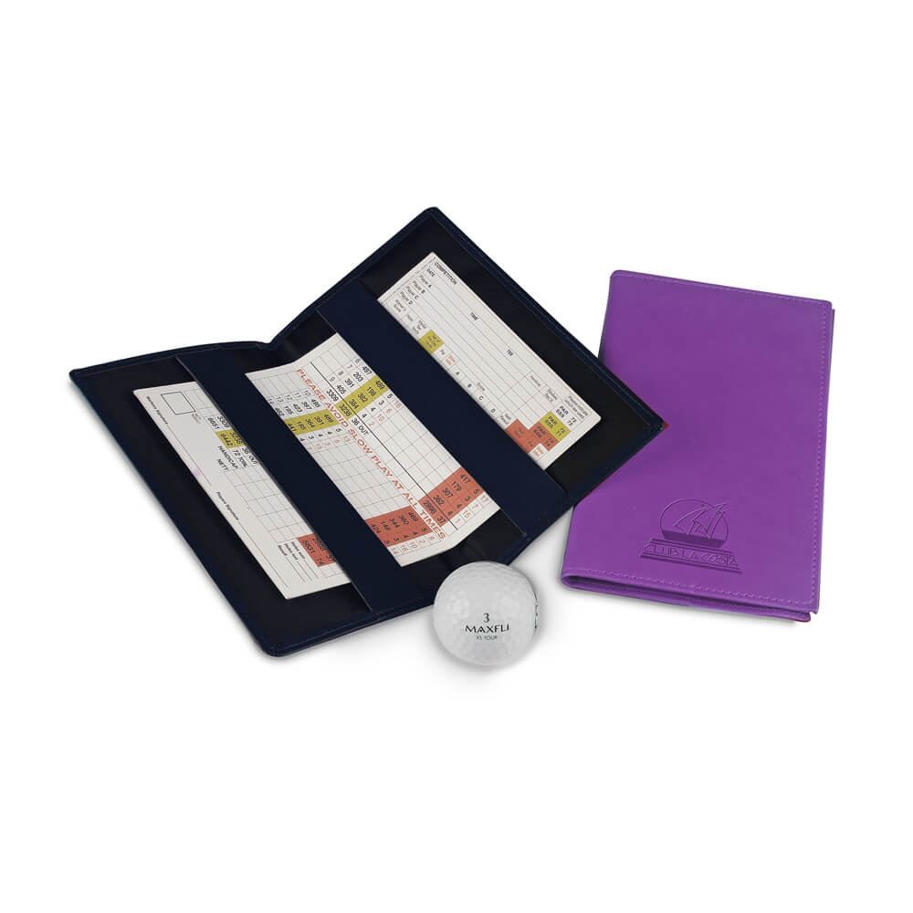 Porte carte score de golf en PU
