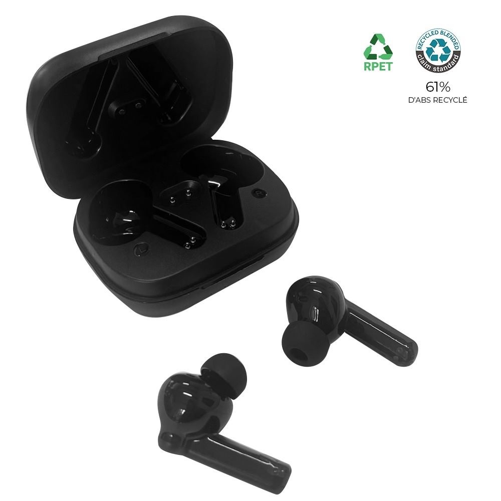 Ecouteurs Bluetooth ABS recyclé - BLUETECH 3