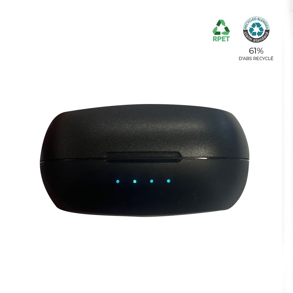 Ecouteurs Bluetooth ABS recyclé - BLUETECH 5