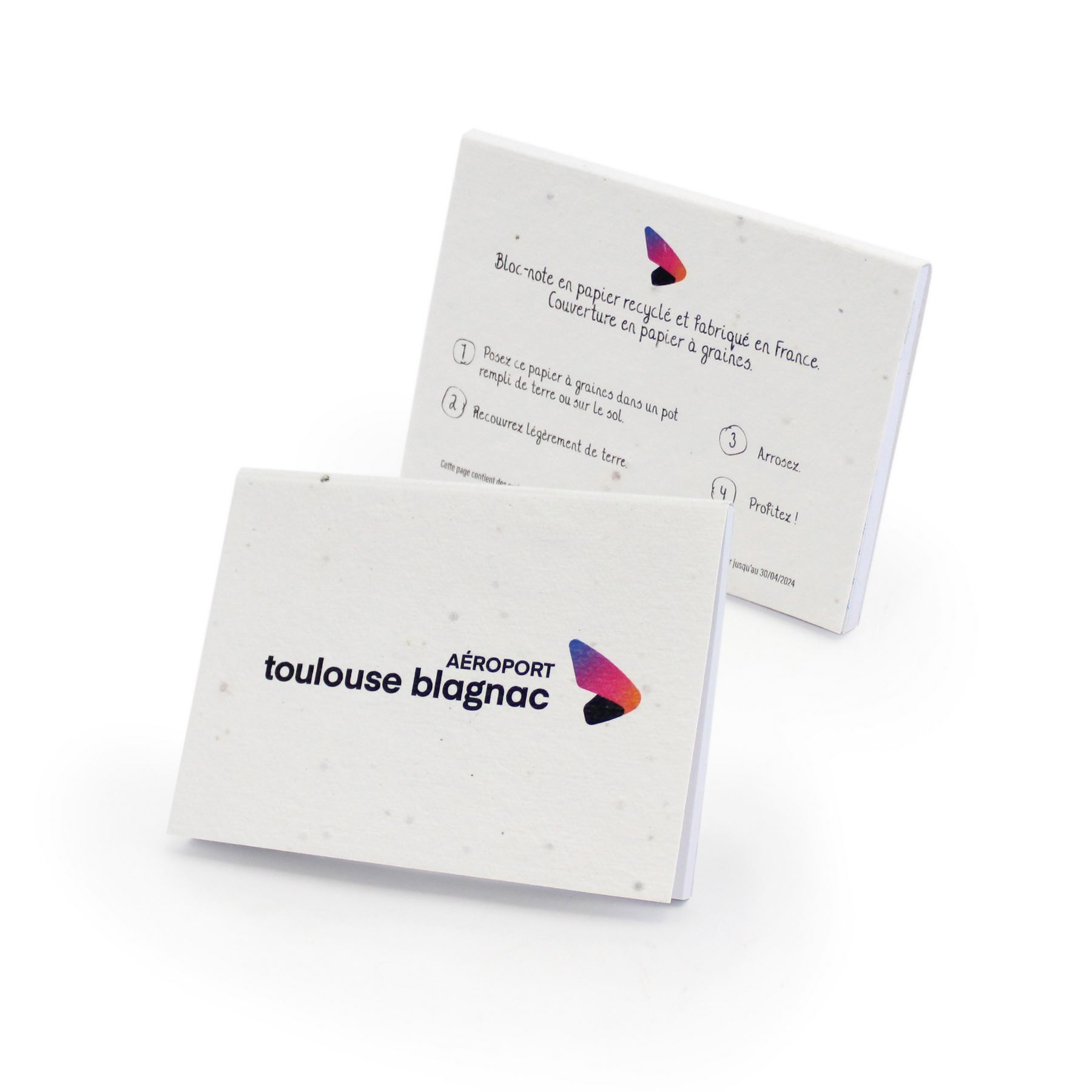 Bloc-notes à papier graines