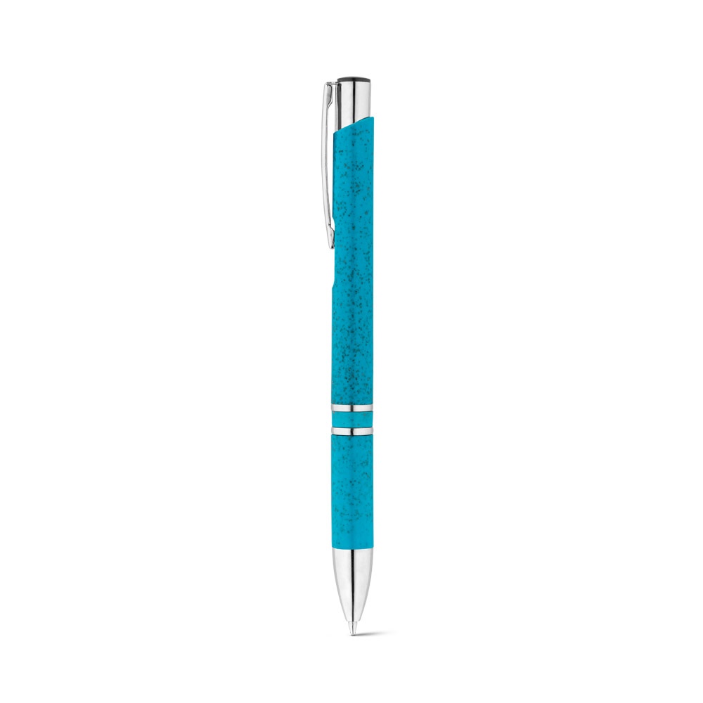 BETA WHEAT. Stylo bille en paille de blé et ABS avec attache 3