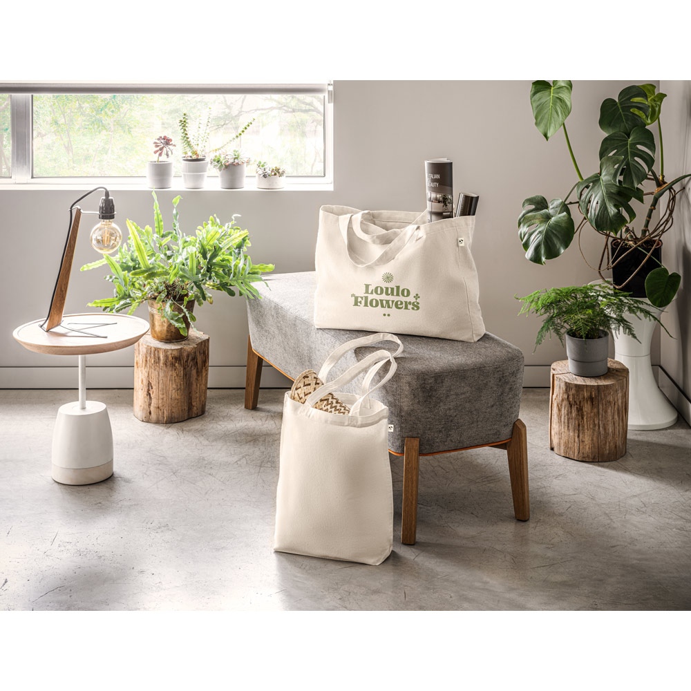 GIRONA. Sac en coton (50%), coton recyclé (30%) et polyester (20% rPET) (220 g/m²) 3